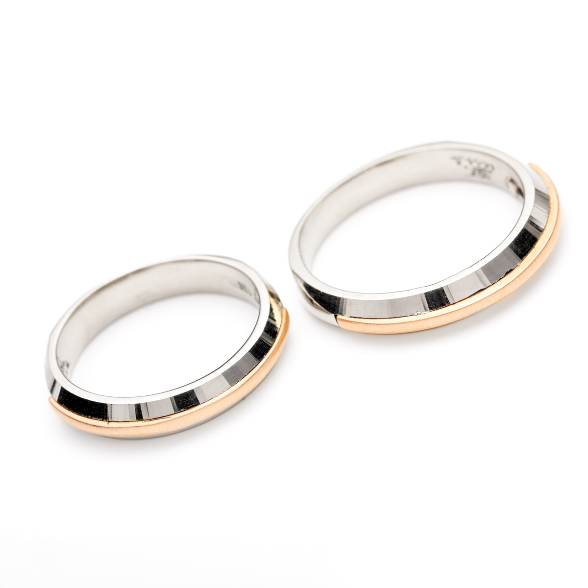 حلقه رینگی سه بعدی رزگلد