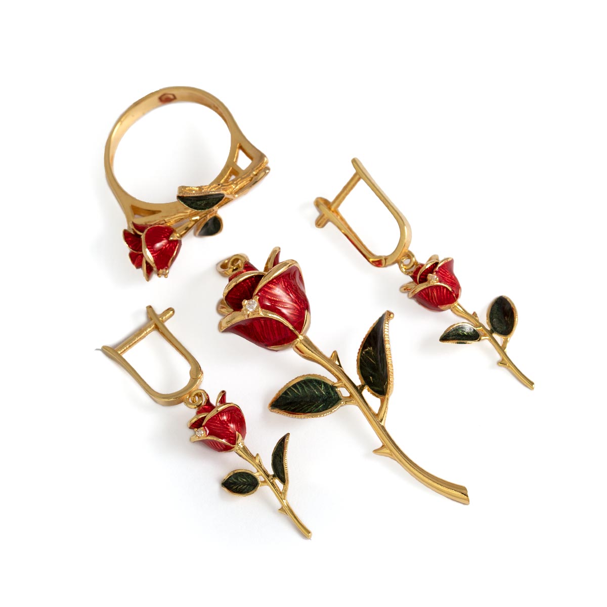 نیم ست رز انارکی